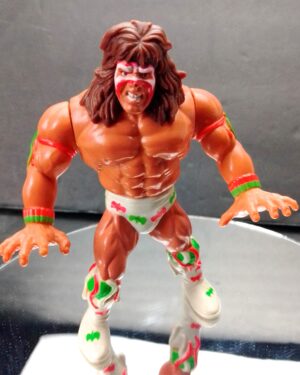 1991 WWF Hasbro The Ultimate Warrior Wrestling Action Figure Series 2 WWE WCW 5″