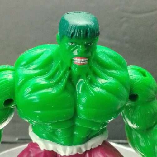 1997 Marvel Hulk Toy Biz Action Figure for sale close up
