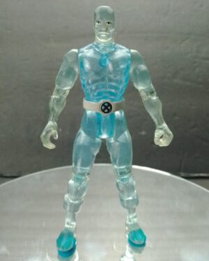 Marvel Action Figure X-Men Toybiz Toy Biz 1992 Iceman 5″ Translucent Clear
