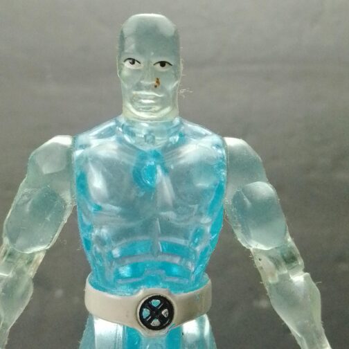 1992 Ice Man X-Men Action Figure for Sale close up