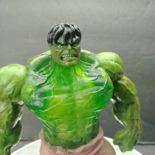 2007 HULK Action Figure 6" Light Up Chest Hasbro for sale close up