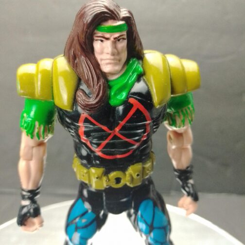 1994 X Men X Force Rictor Action Figure for Sale close up