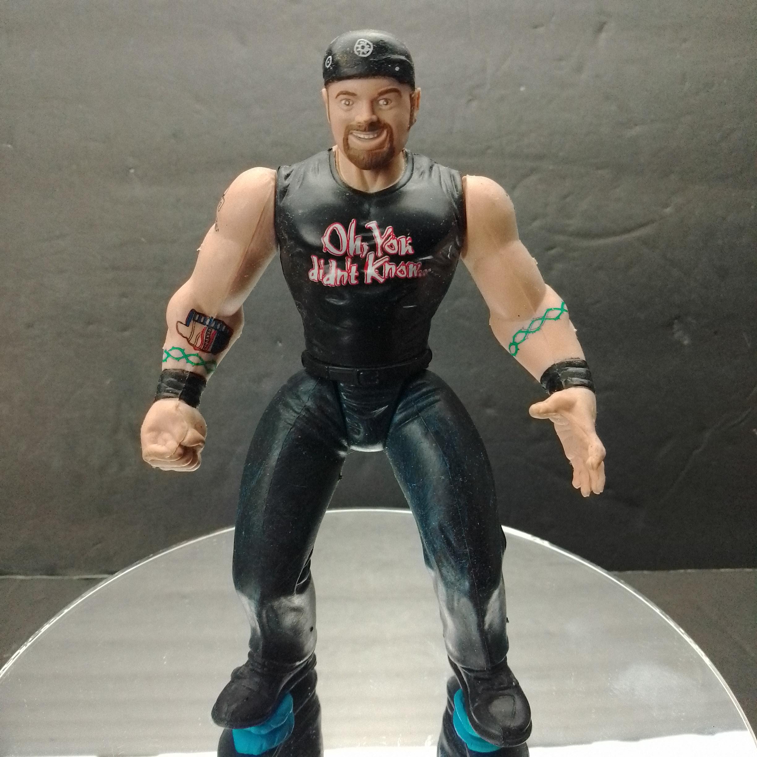 1999 Jakks Road Dogg Jesse James Wrestling Action Figure with black T shirt Oh You didn't know for sale front