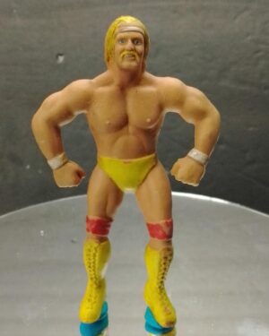 Vintage 1985 WWF LJN Winston Toys Hulk Hogan Eraser Titan Sports over 4″ tall