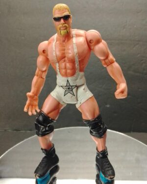 Scott Steiner ToyBiz 1999 WCW NWO Ring Fighters Action Figure White Trunks 6.5″