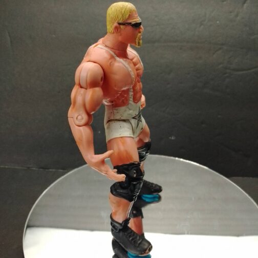 Scott Steiner Big Poppa Pump ToyBiz 1999 WCW Action Figure White Trunks for sale side 2