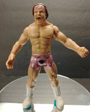 1999 Jakks Pacific Titan Tron 7″ WWF Billy Gunn Wrestling Figure Pink Trunks