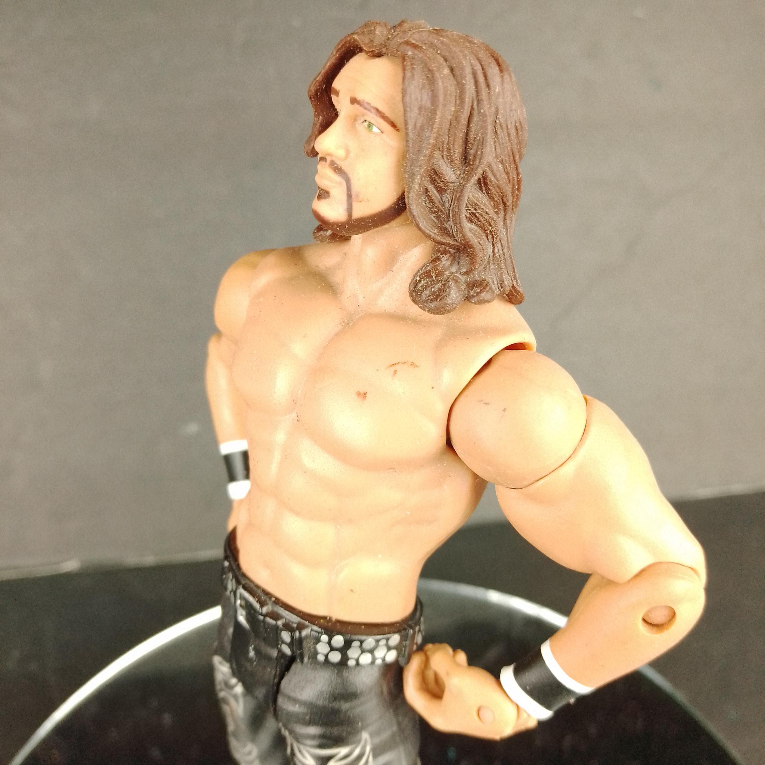 2011 WWE John Morrison Mattel Wrestling Action Figure for sale closeup 2