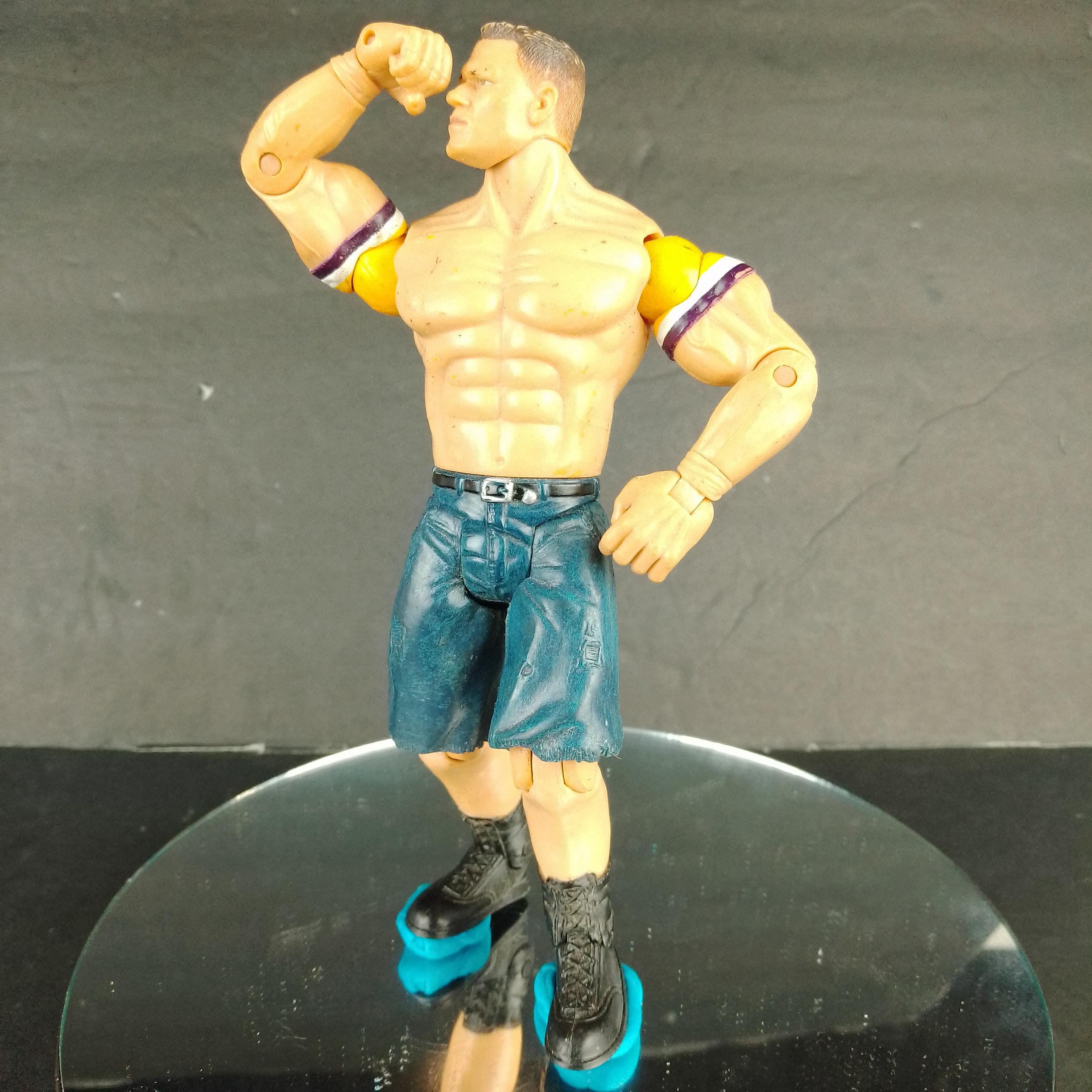 2003 WWE John Cena Ruthless Aggression Adrenaline Series 4 Figure Jakks WWF for sale front