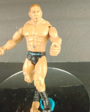 2007 Batista the Animal WWE Wwf Jakks Pacific Action Figure 7″ Blue Lettering