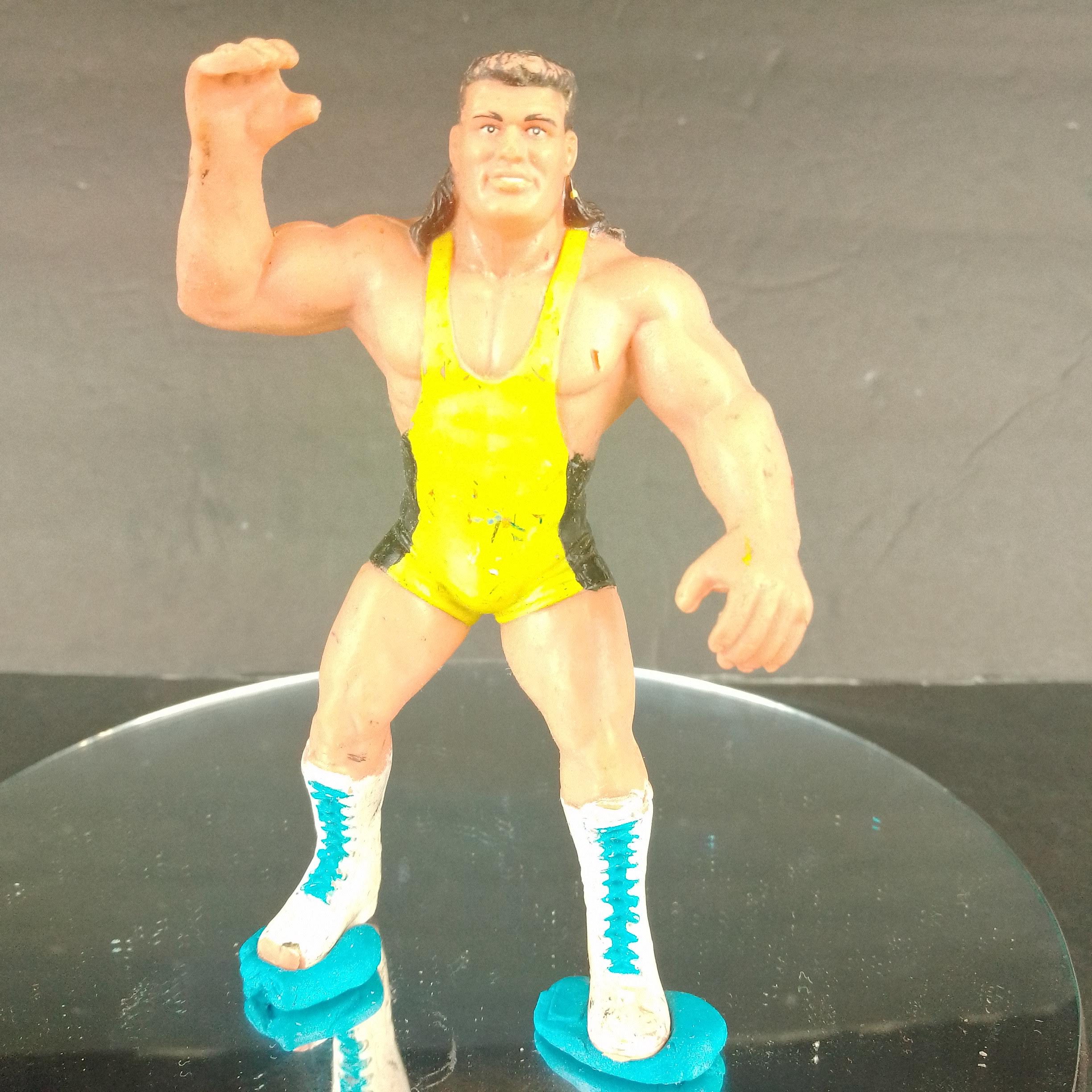 1990 WCW Wrestling Scott Steiner Rubber Figure Galoob for sale front