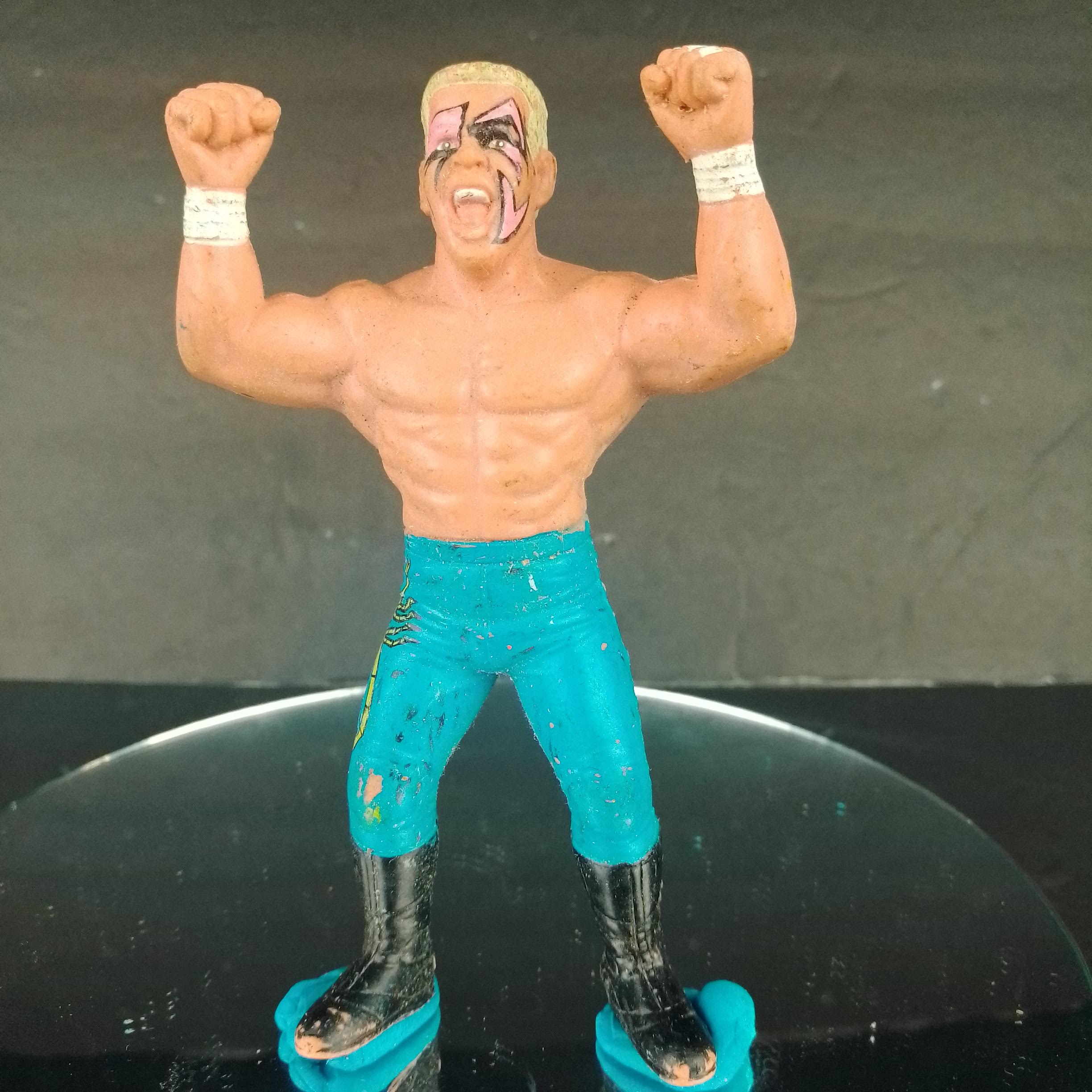 1990 WCW Sting Galoob Wrestling Figure WWE Blue for sale front