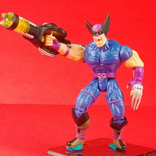 1996 WOLVERINE W LIGHT UP WEAPON ACTION FIGURE FOR SALE SIDE 1