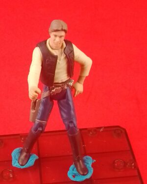 1999 HAN SOLO STAR WARS POWER OF THE FORCE HASBRO 3.75 INCH ACTION FIGURE