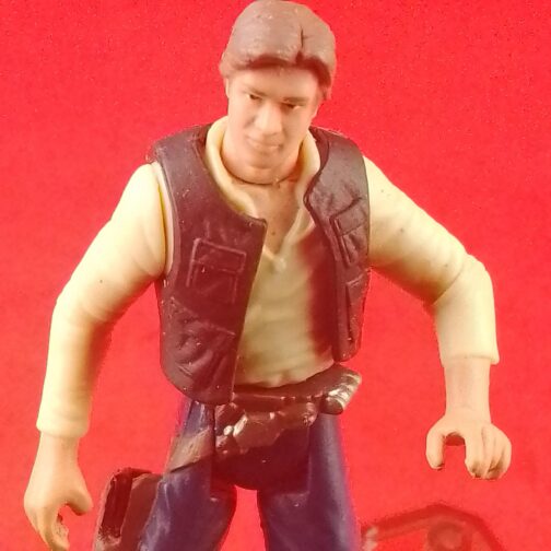 1999 HAN SOLO STAR WARS ACTION FIGURE FOR SALE CLOSE UP