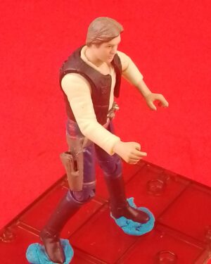 1999 HAN SOLO STAR WARS POWER OF THE FORCE HASBRO 3.75 INCH ACTION FIGURE