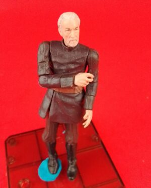 2004 COUNT DOOKU STAR WARS REVENGE OF THE SITH ACTION FIGURE HASBRO LOOSE 3.75″