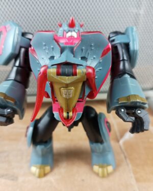 2008 Snarl Dinobot Transformers Animated Deluxe Class Action Figure
