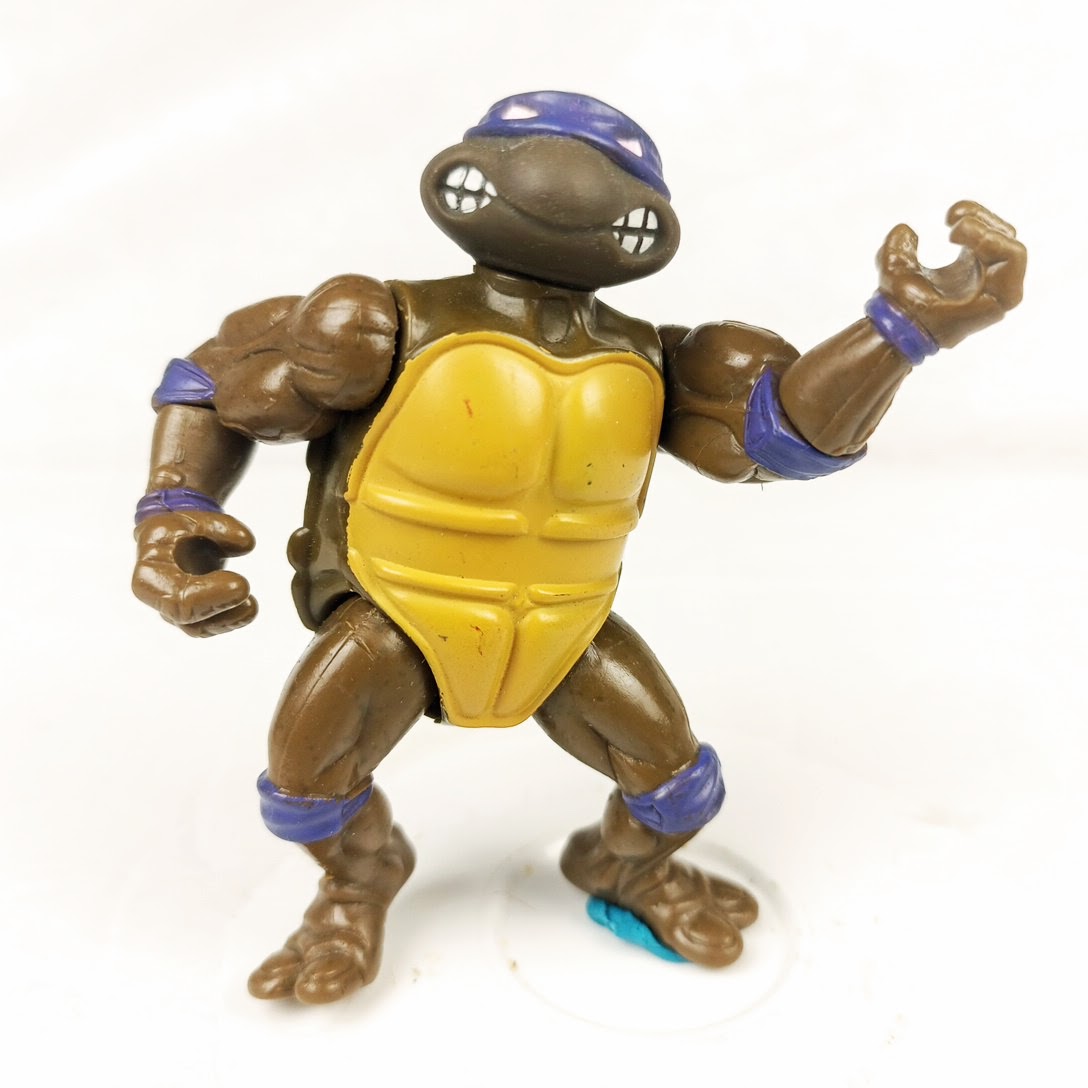 1988 Teenage Mutant Ninja Turtles Figure TMNT DONATELLO Don Playmates Soft Head 1
