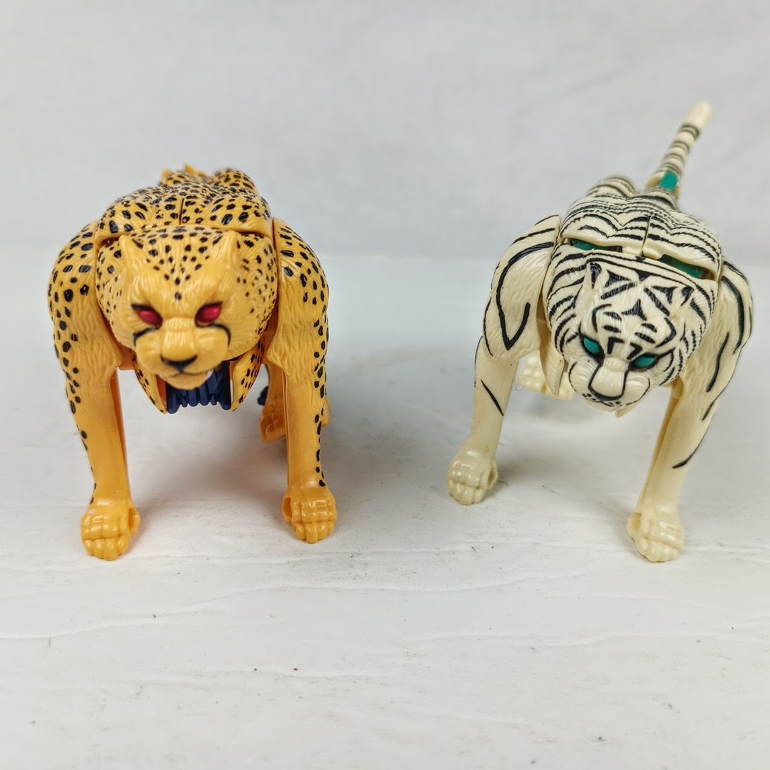 Cheetor Tigatron Transformers G1 Beast Wars Action Figures 2