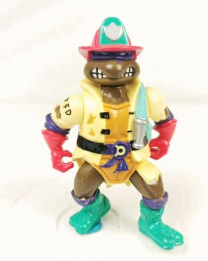 Vintage 1991 Playmates Teenage Mutant Ninja Turtles Hose ‘Em Down Don Figure